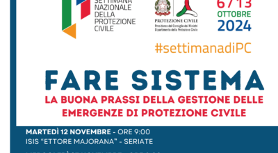 Fare Sistema – La buona prassi della gestione delle emergenze di Protezione Civile