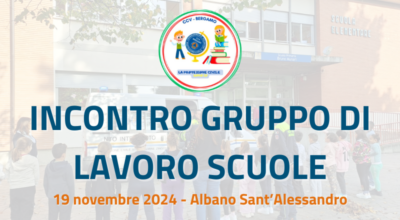 Gruppo di lavoro “Scuole” – Incontro il 19 novembre